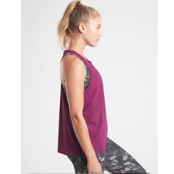 NWT Athleta Ultimate Train Tank // Velvet Plum - Picture 3 of 13